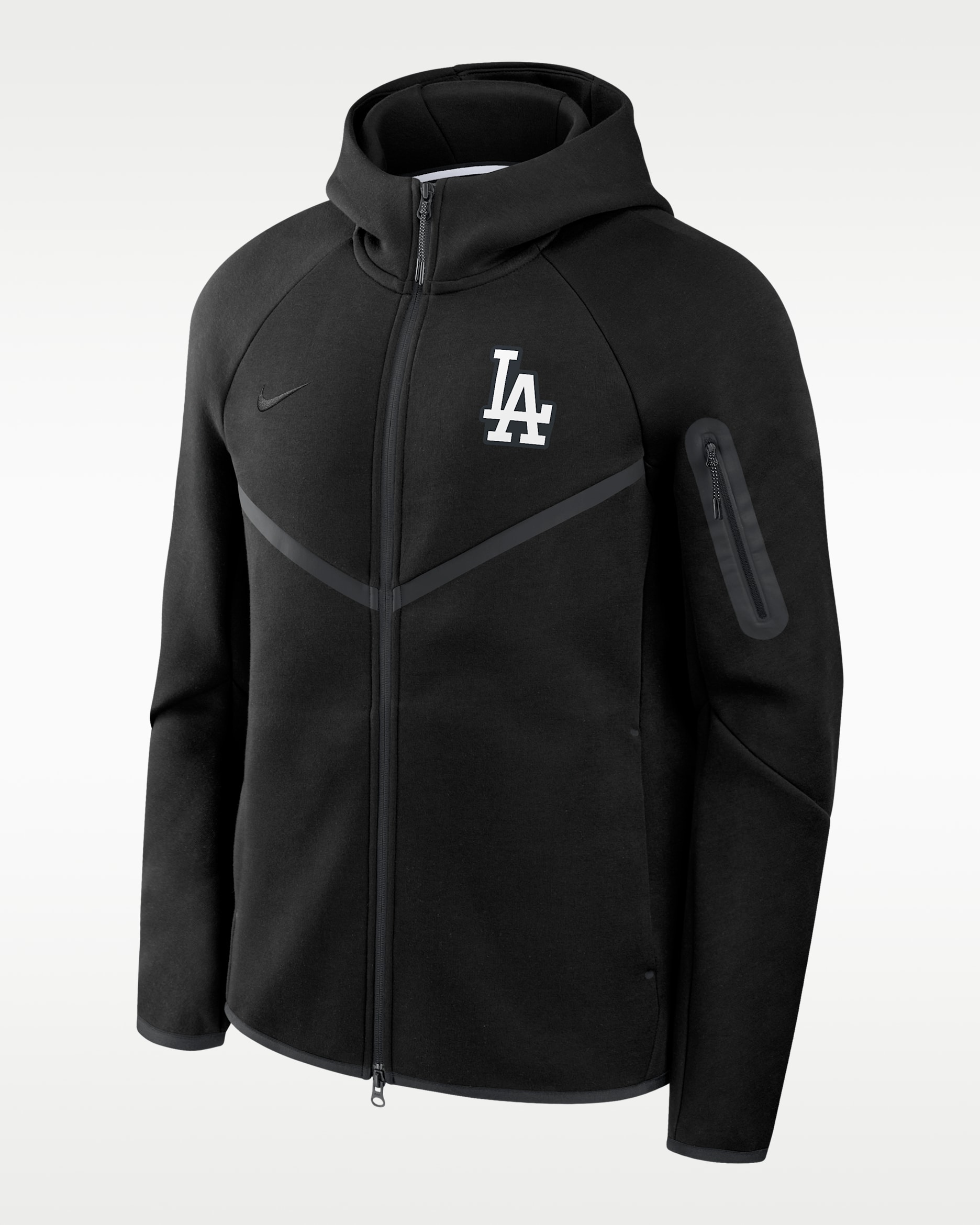 専用Nike Los Angeles Dodgers ジャケット Los Angeles Dodgers Tech Fleece Windrunner Men's Nike MLB Full-Zip